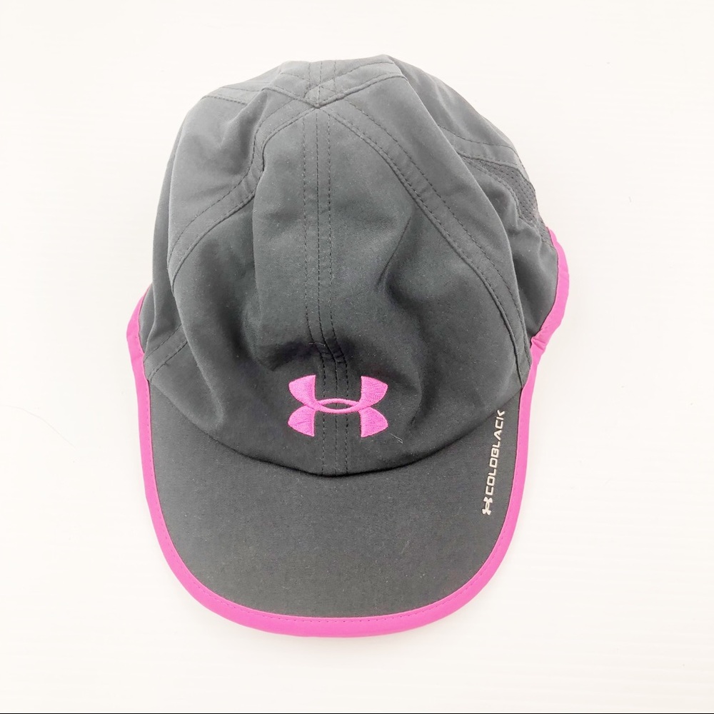 Under Armour Pink and Black Shadow Cap OSFA